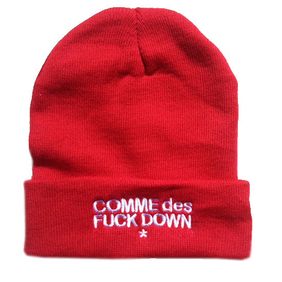Bonnet COMME DES F DOWN [Rouge] - Cliquez sur l'image pour la fermer